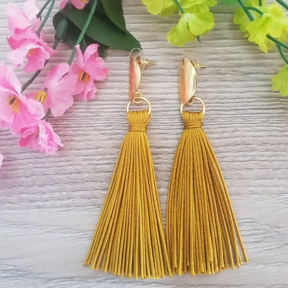 Colorful Tassel Earrings