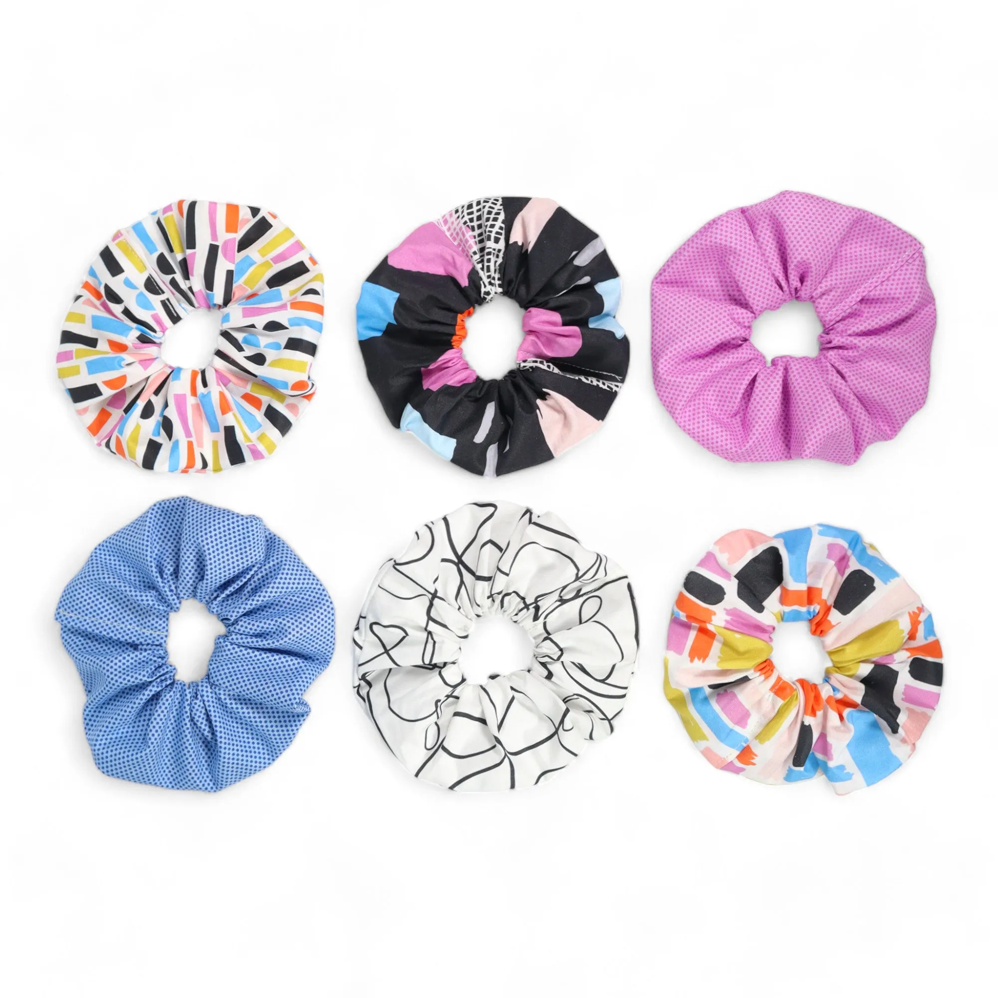 Crosscut Sewing Co. Scrunchie Sewing Kit - Abstract Black