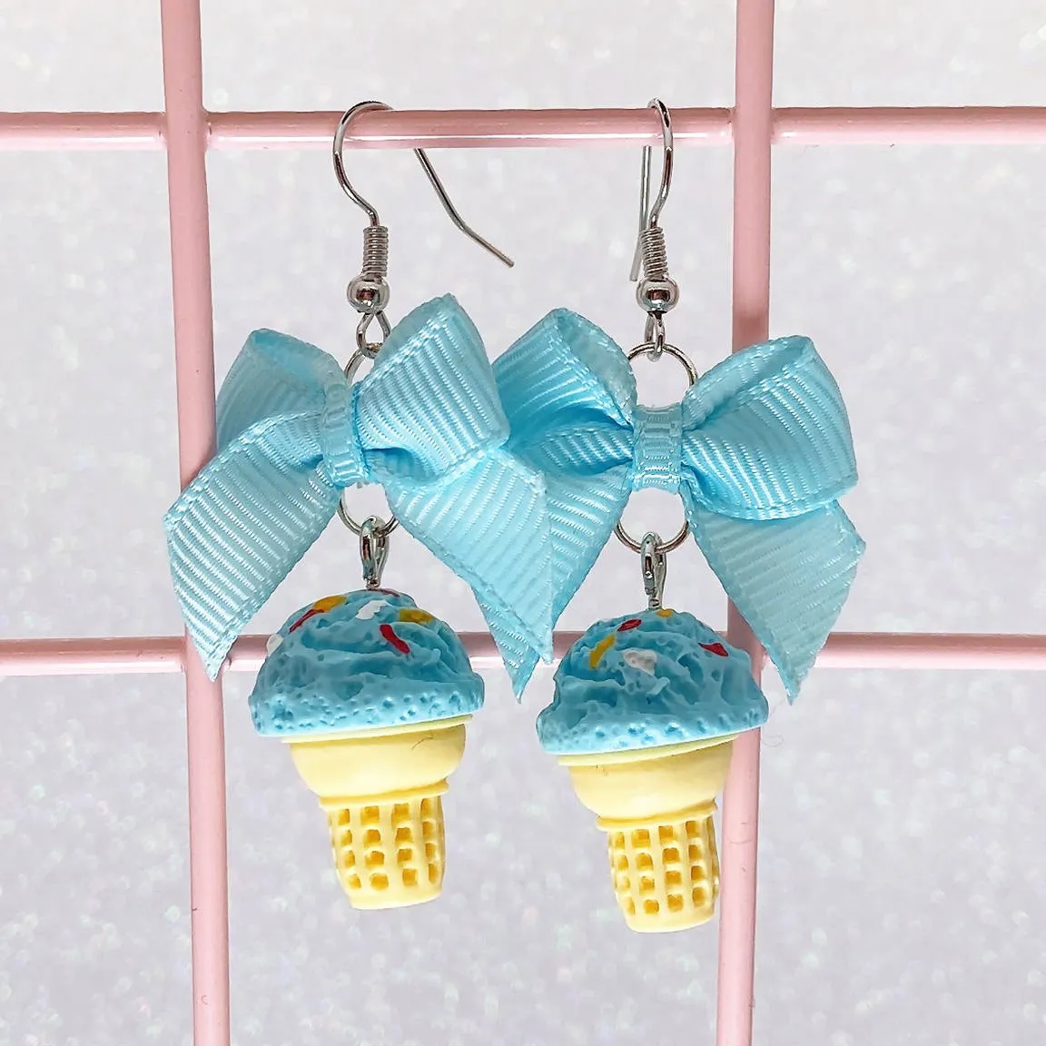 Dreamy Creamy Cake Cone Earrings (6 Colors)