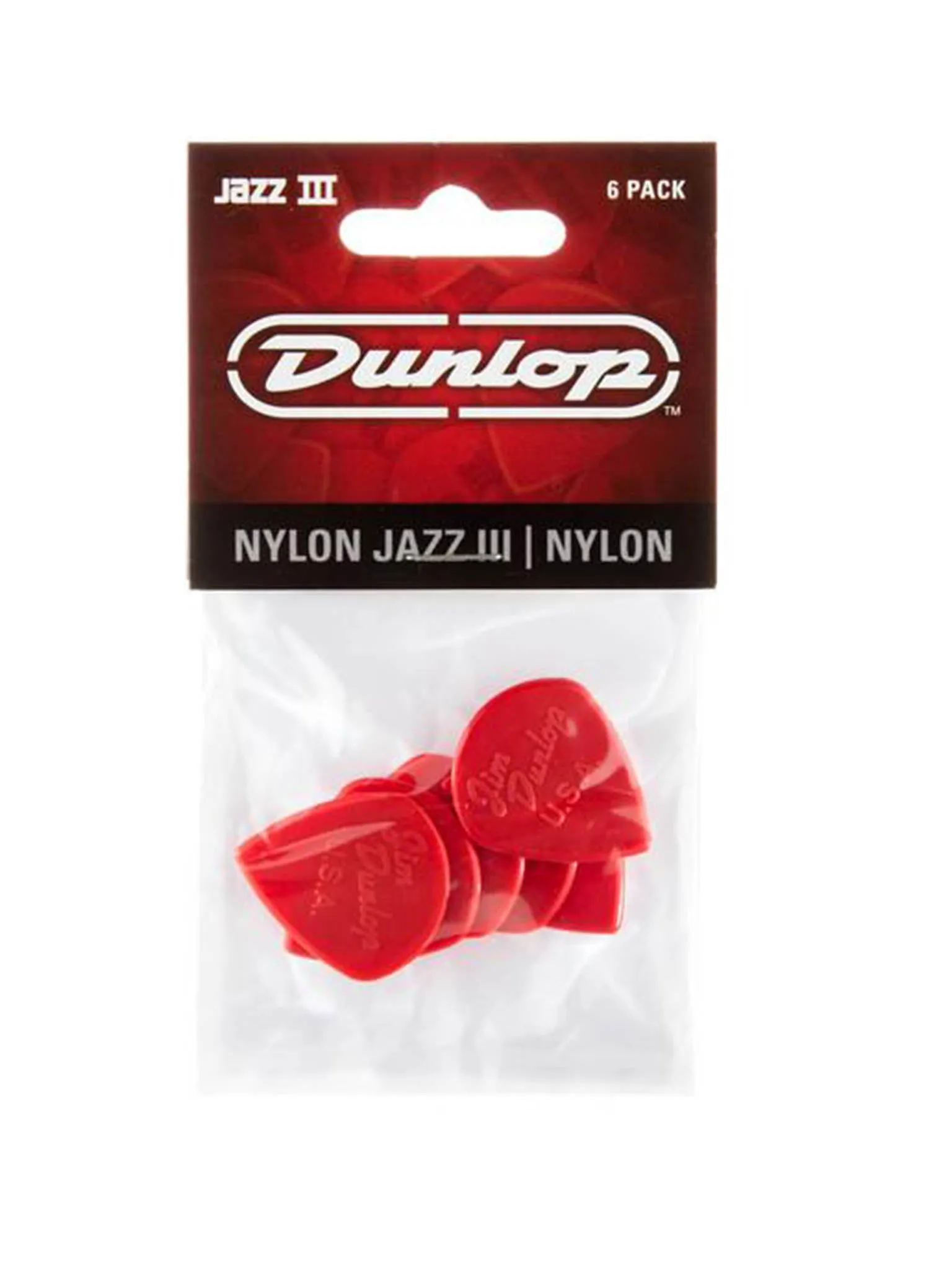 Dunlop Jazz III 47P3-N 6 Pack