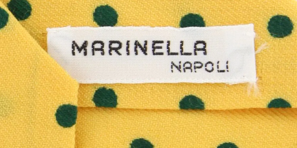 E. Marinella Yellow Wool Tie