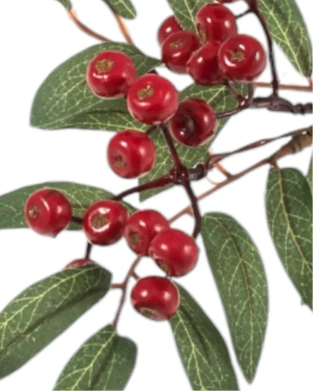 Faux Foliage - Red Huckleberry Pick