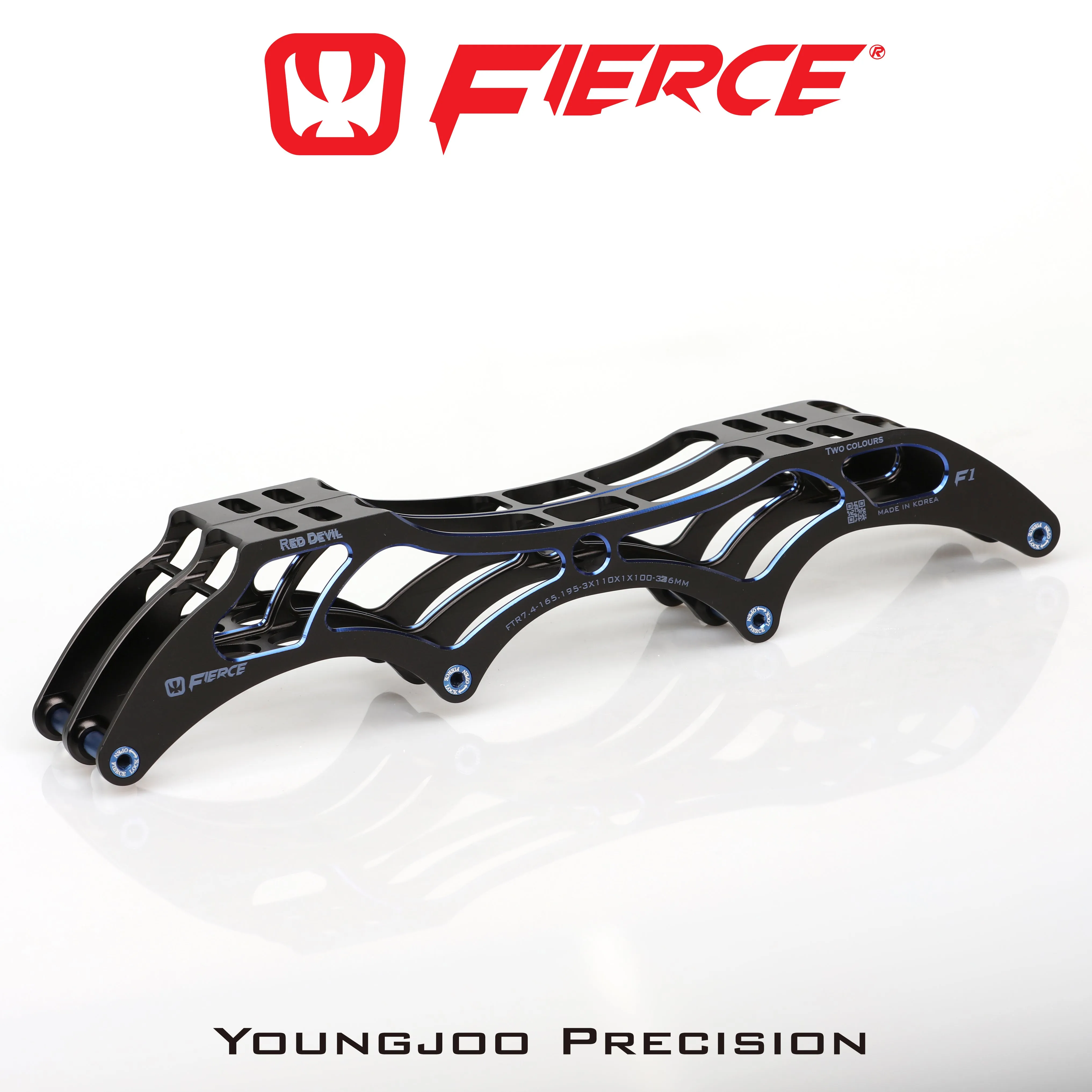 Fierce Inline Speed Frame - Two Tone - HiLo - 3x110 / 1x100