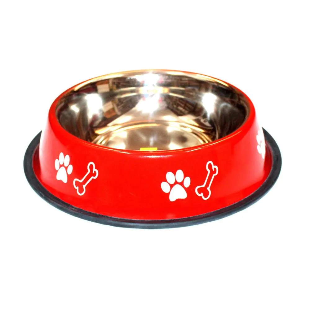 Furry Friend Printed Stainless Steel Bowl- Small