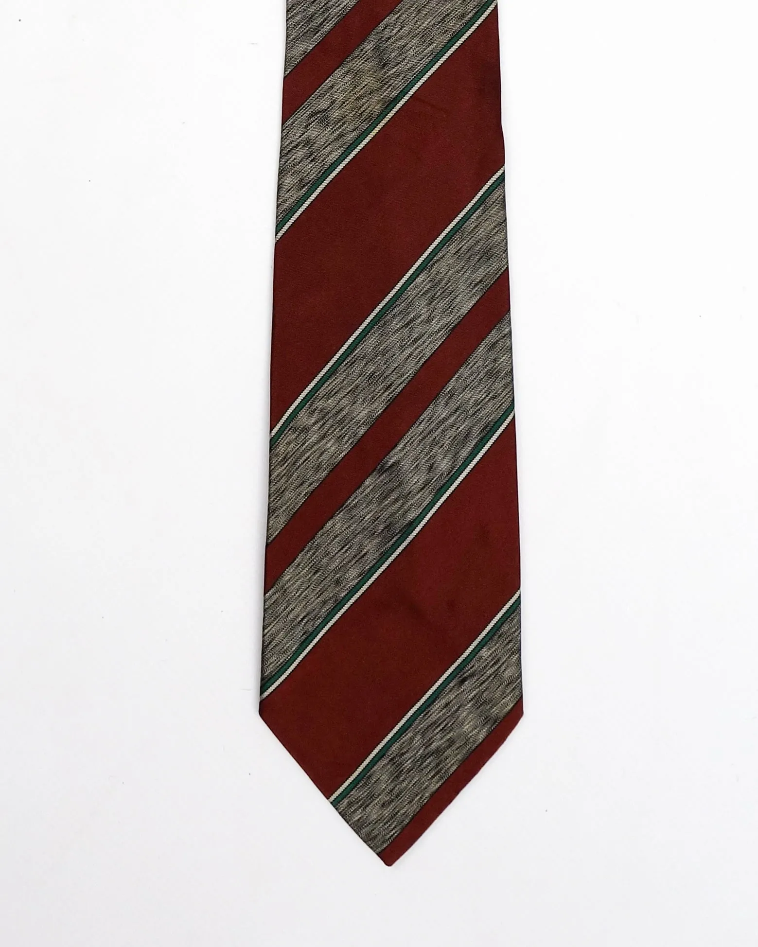 Gucci Striped IVY Style Silk Tie 1990's