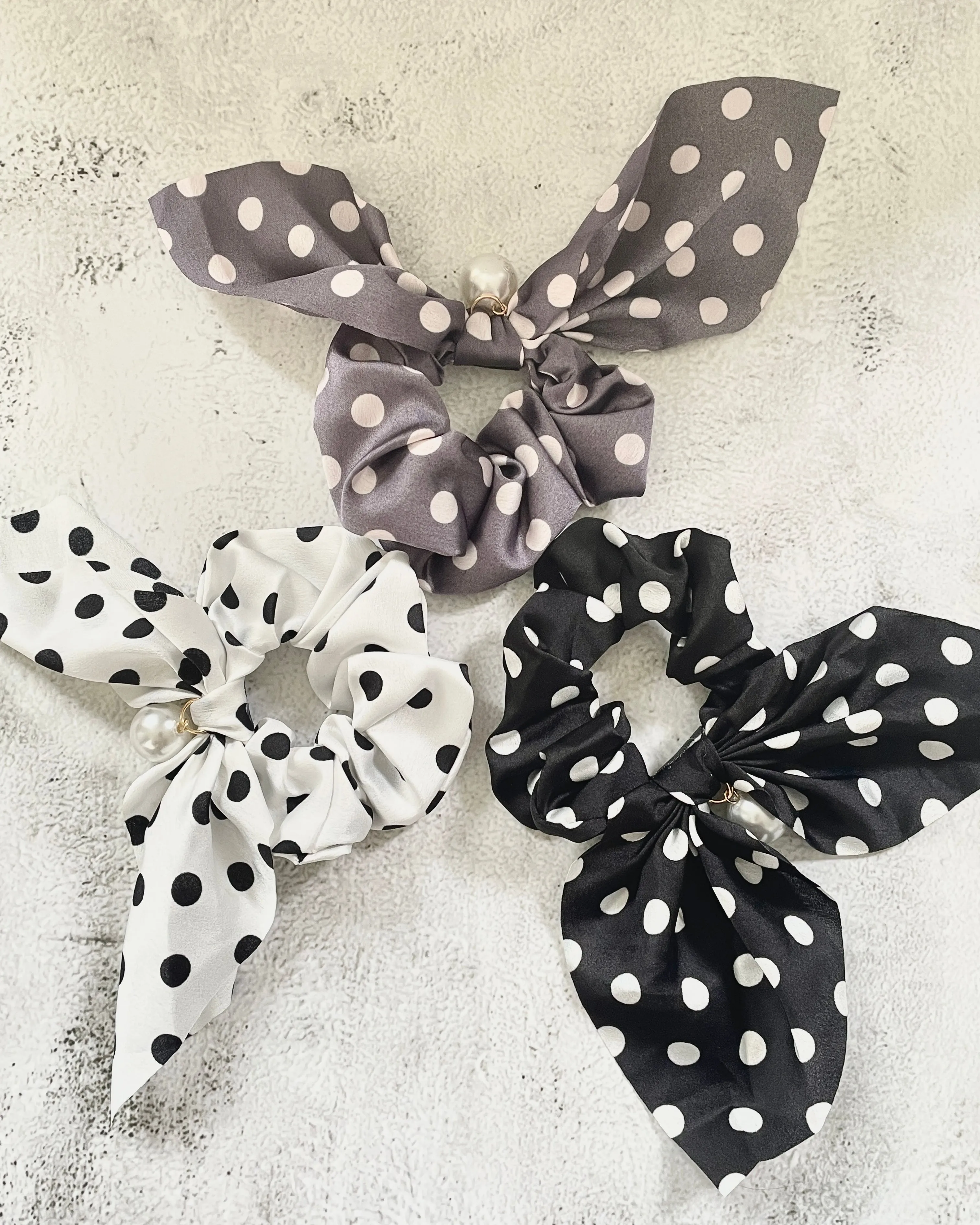 Hair Polka Dots Scrunchies