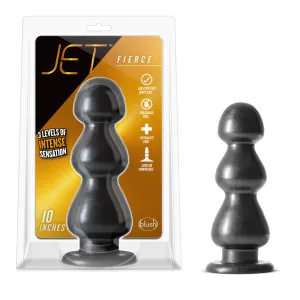 Jet By Blush® | Fierce Carbon Metallic Black 10-Inch Anal Plug