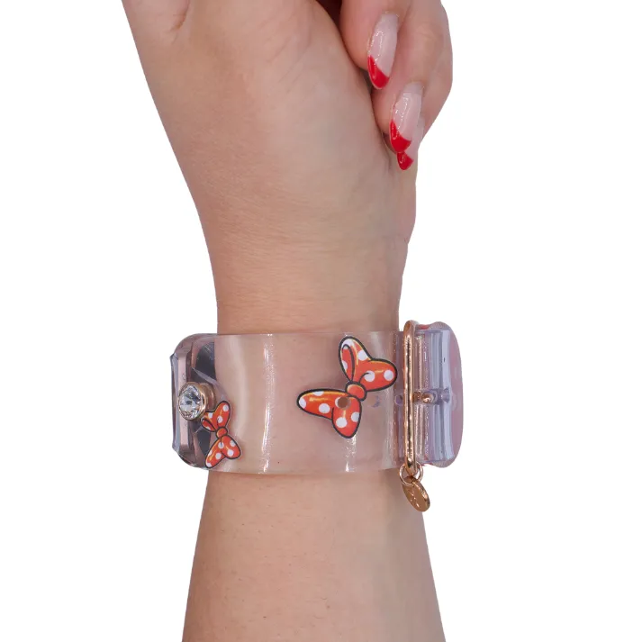 Limited Edition - "Mini Bows" Waterproof Sivella Watchband