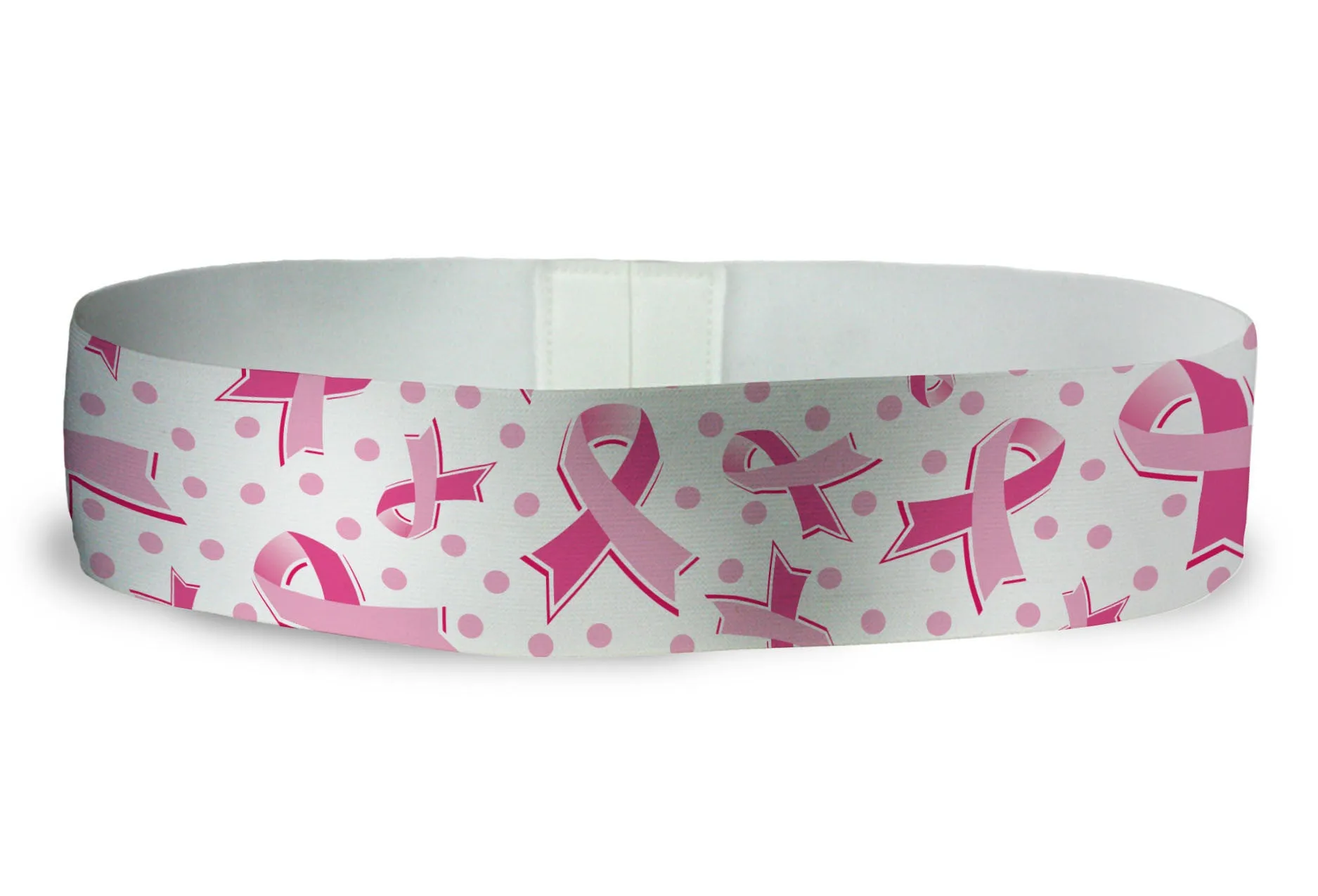 Loopty Loop Breast Cancer Awareness White