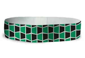 Loopty Loop Tiled Green Black