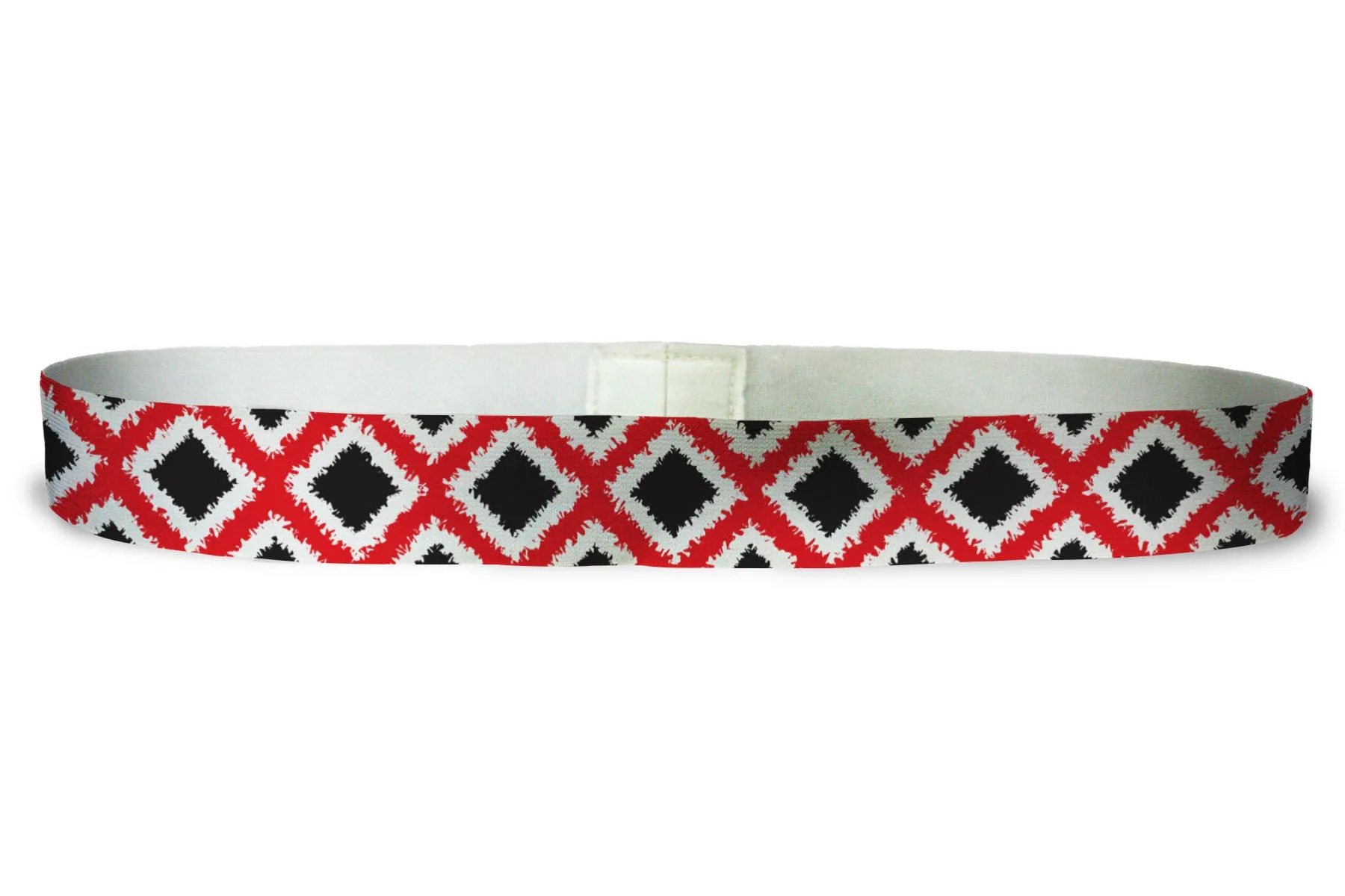 Loopty Loop Tribal Diamonds Red Black