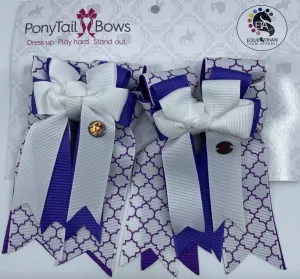 Purple Days 🌂 PonyTail Bows