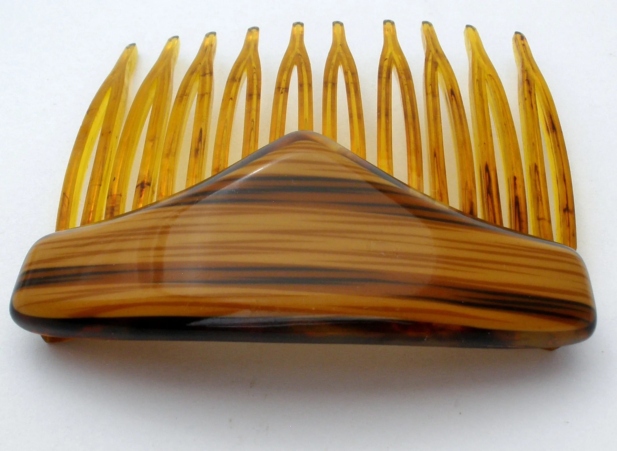 Vintage Brown Hair Comb