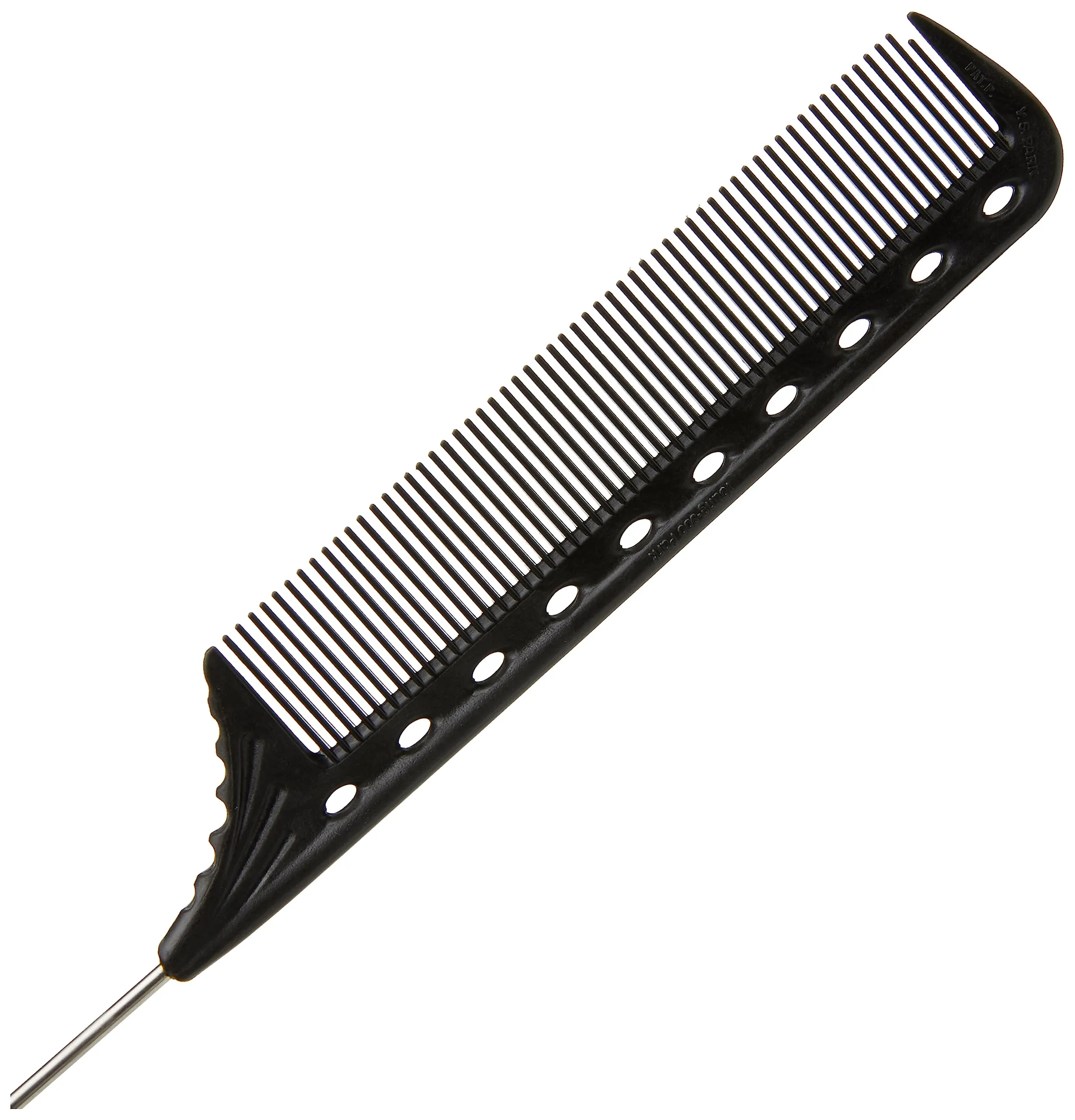 Y.S. Park YS-102 Winding Tail Comb, Carbon Black, 0.0707 kg